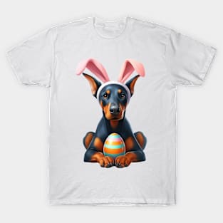 Easter Doberman Pinscher Dog T-Shirt